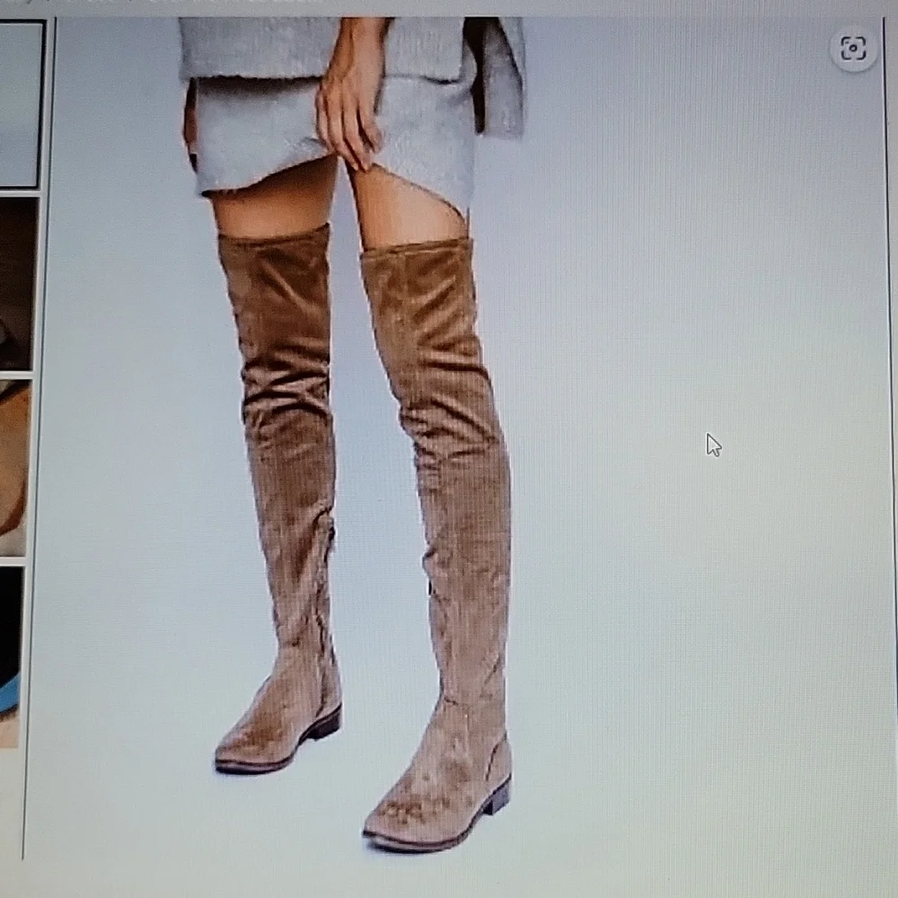 A NEW DAY Sidney Tall Knee Boot Taupe Ultimate comfort Memory Foam Insole 6 New…